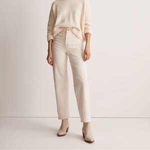 Madewell ni532 the perfect vintage wide-leg jean: vintage canvas / 32 PETITE